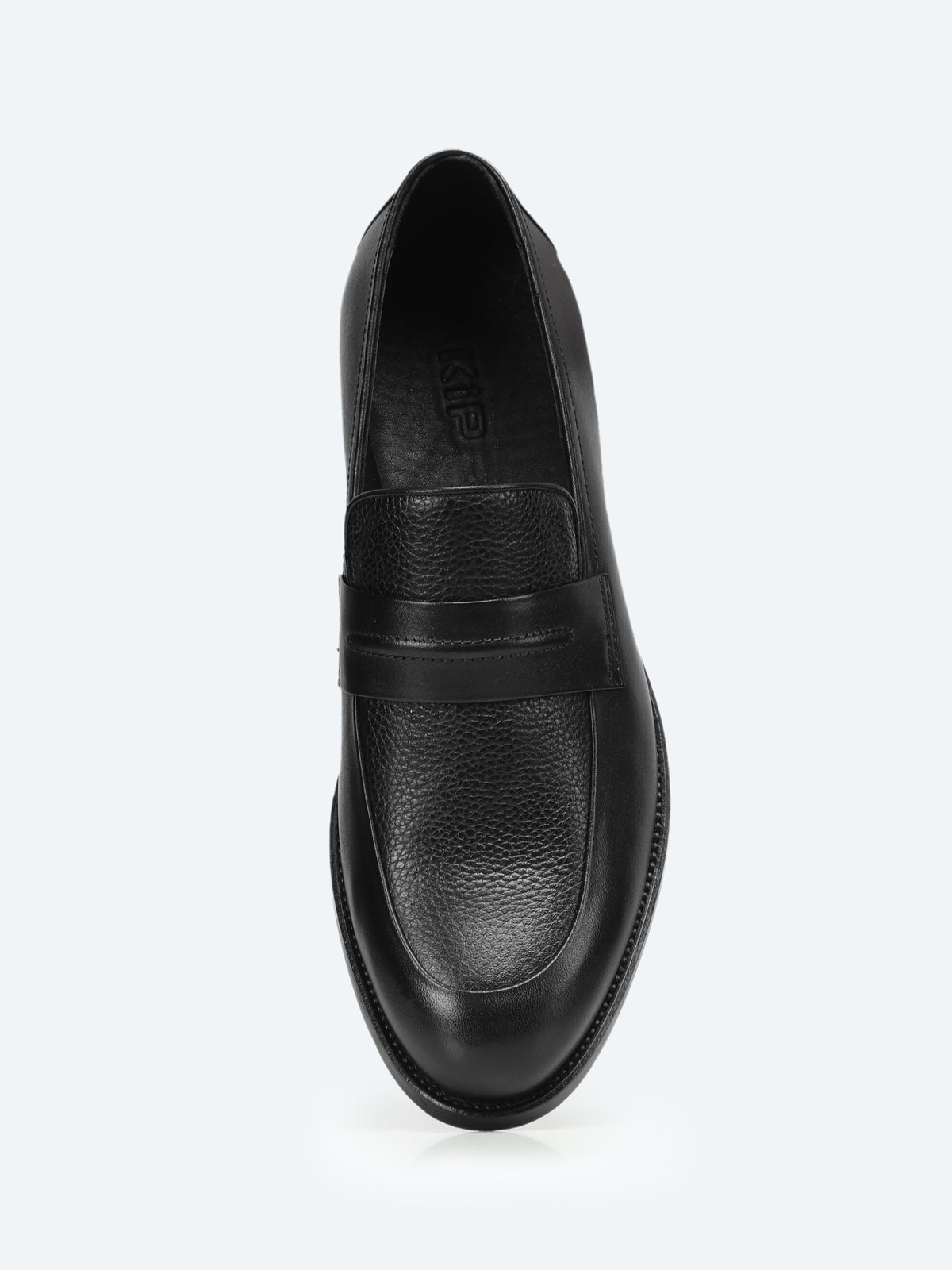 Siyah Deri Klasik Loafer
