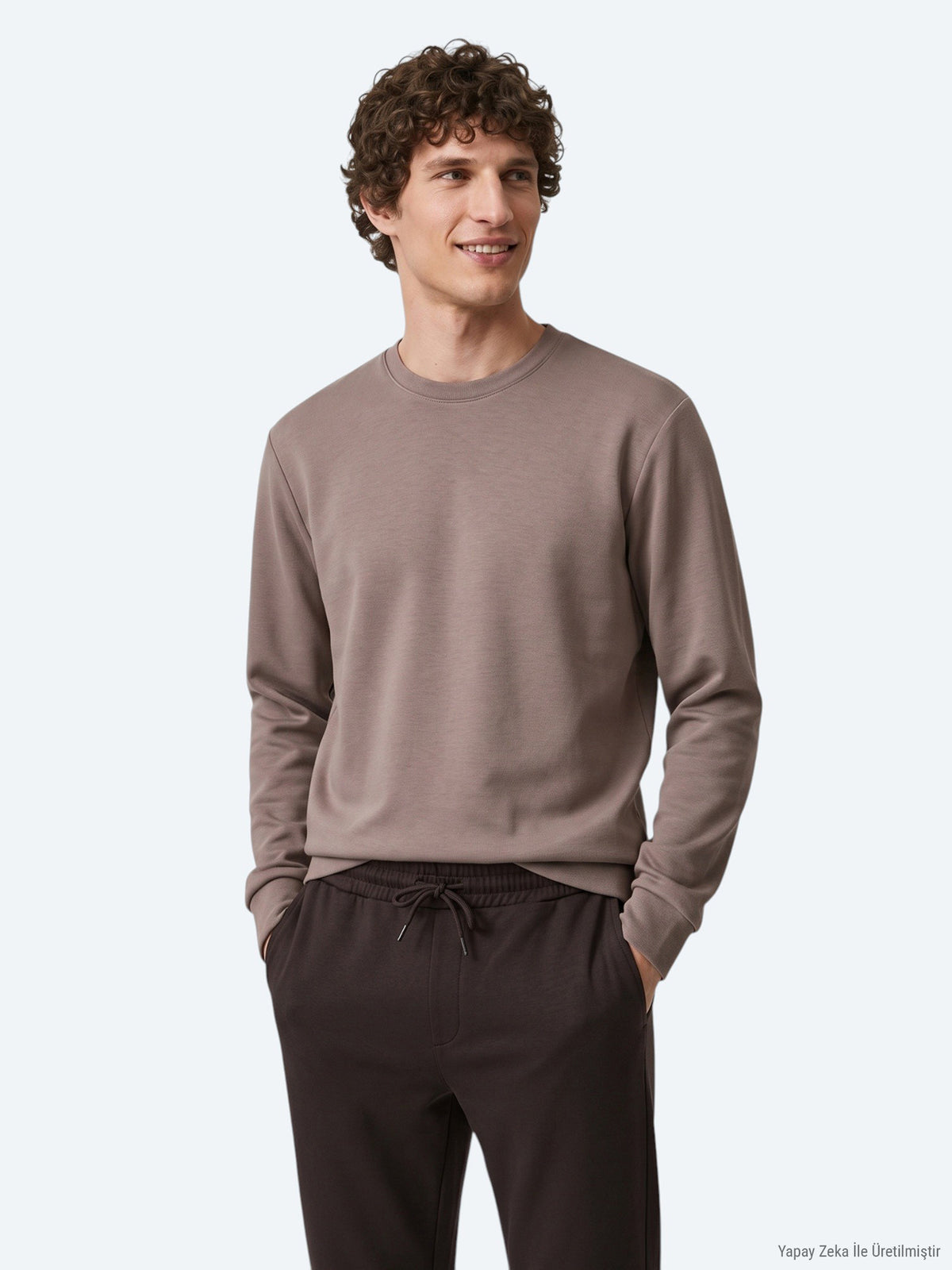 Fındık Düz Sweatshirt