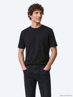 Siyah Düz T-Shirt