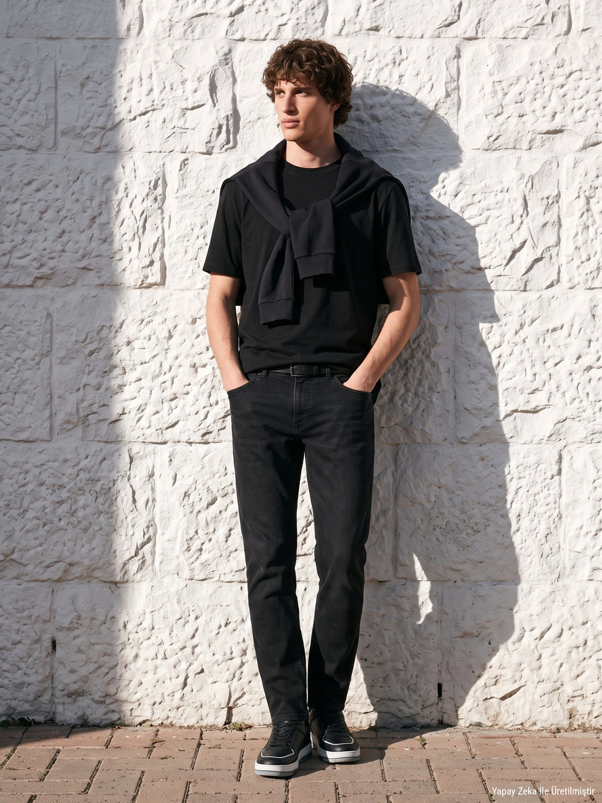 Siyah Düz T-Shirt