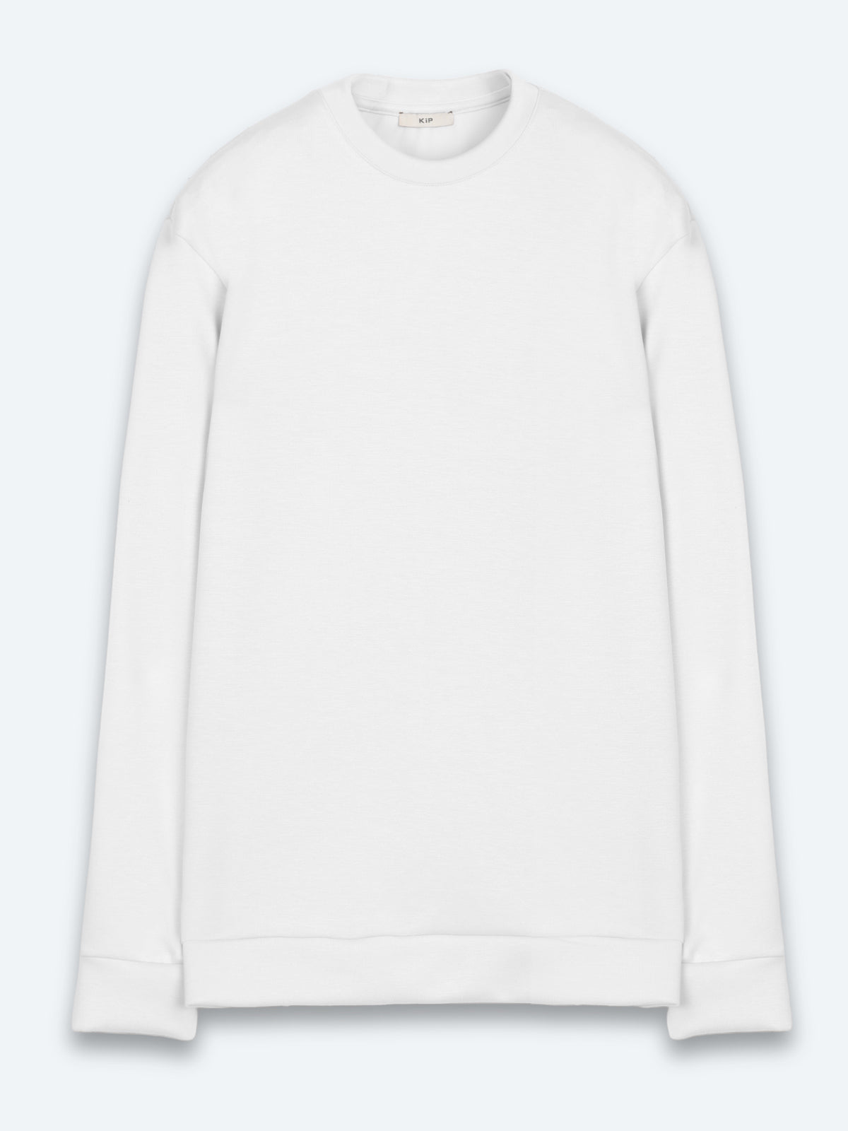 Beyaz Düz Sweatshırt