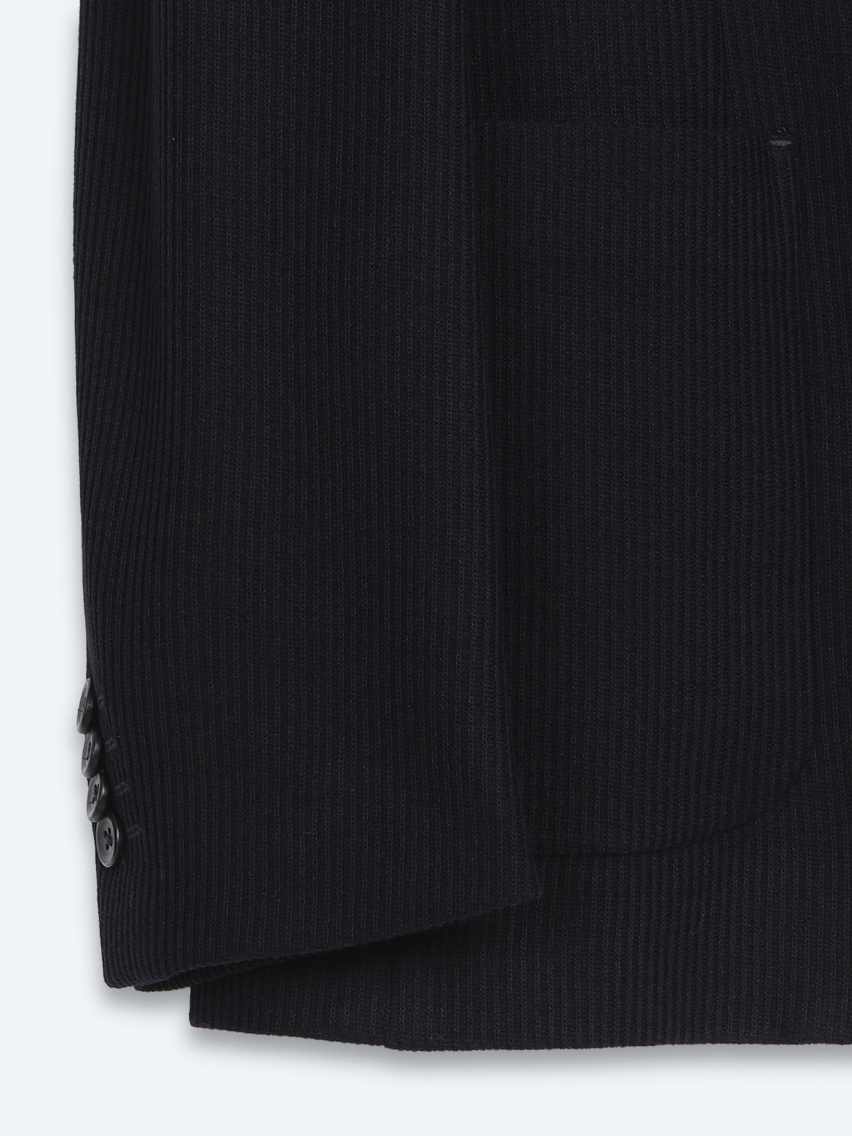 Lacivert Çizgili Modern Fit Örme Ceket