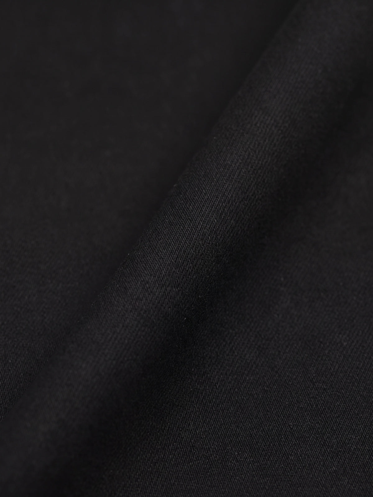 Siyah Düz Slim Fit Denim Pamuk Karışımlı Pantolon