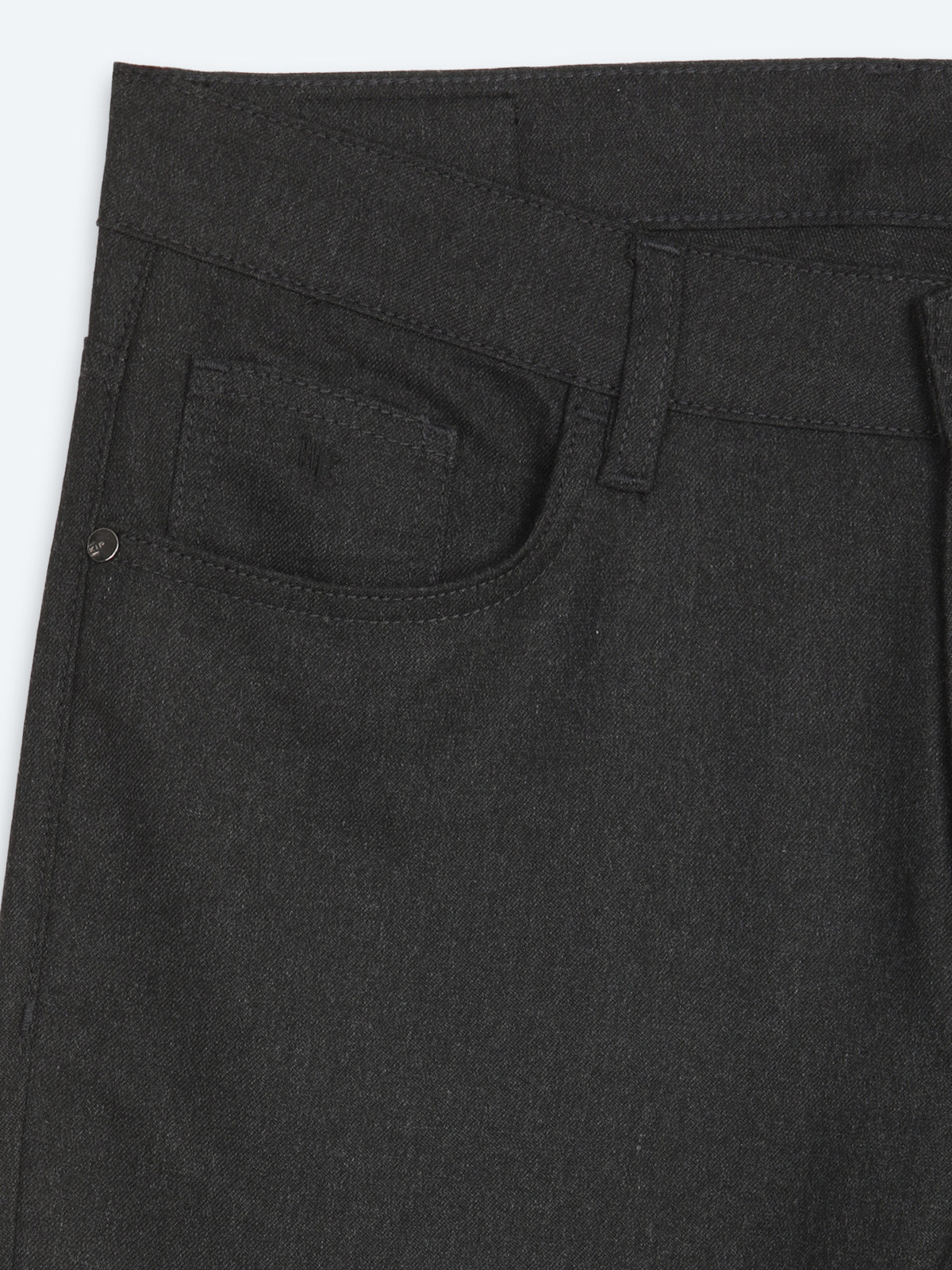 Antrasit Dokuma Regular Fit Spor Pantolon