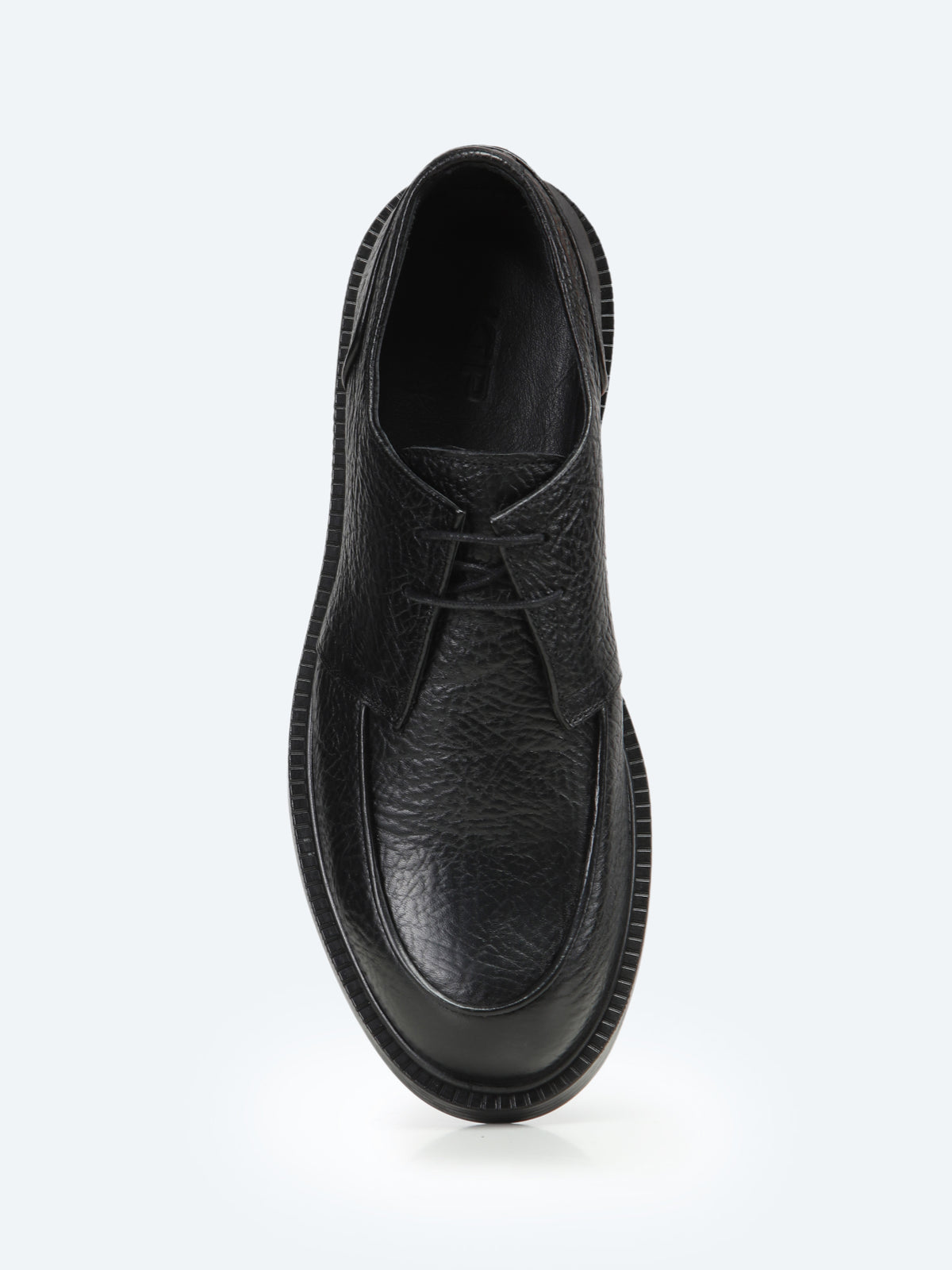 Siyah Deri Smart Casual Ayakkabı