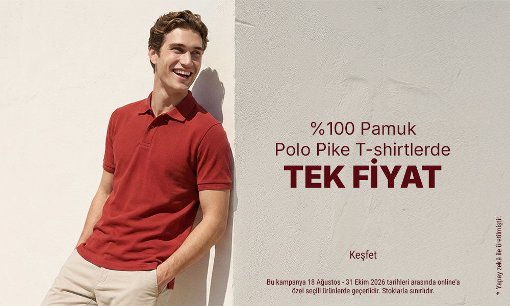 Polo T-shirt'lerde Tek Fiyat!