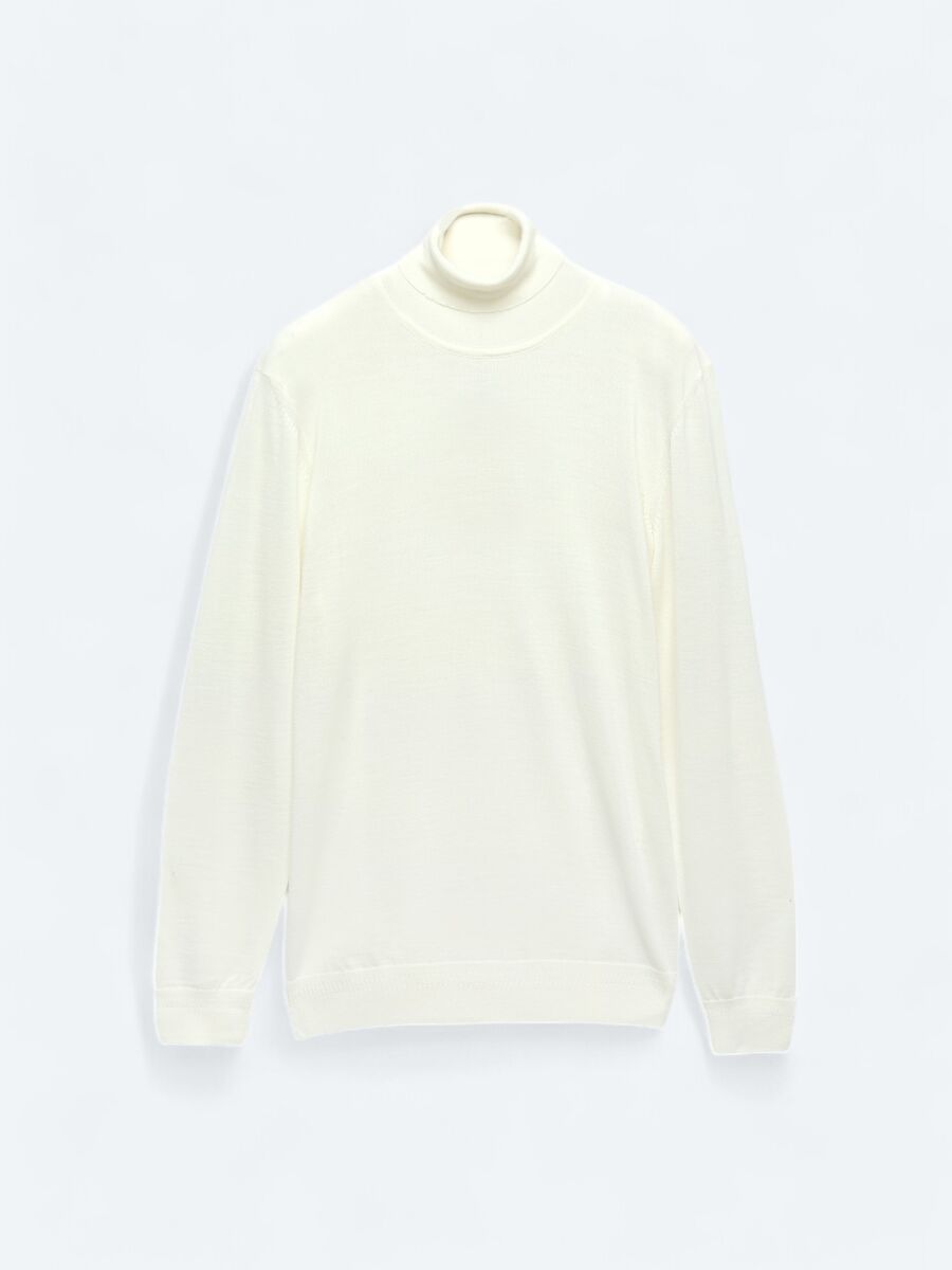 Ecru Knitwear Sweatshirt - 7