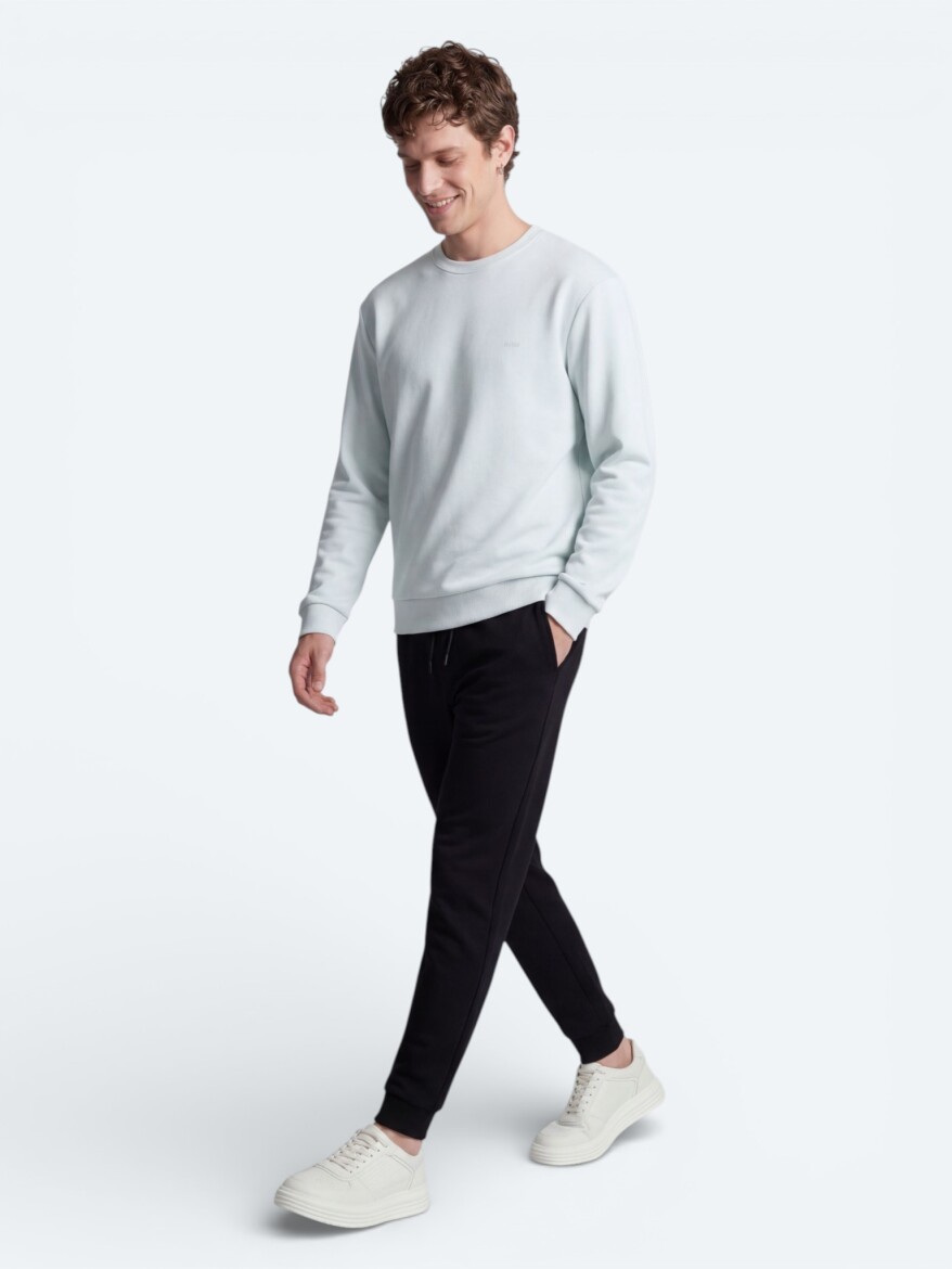 Ecru Plain Sweatshirt 