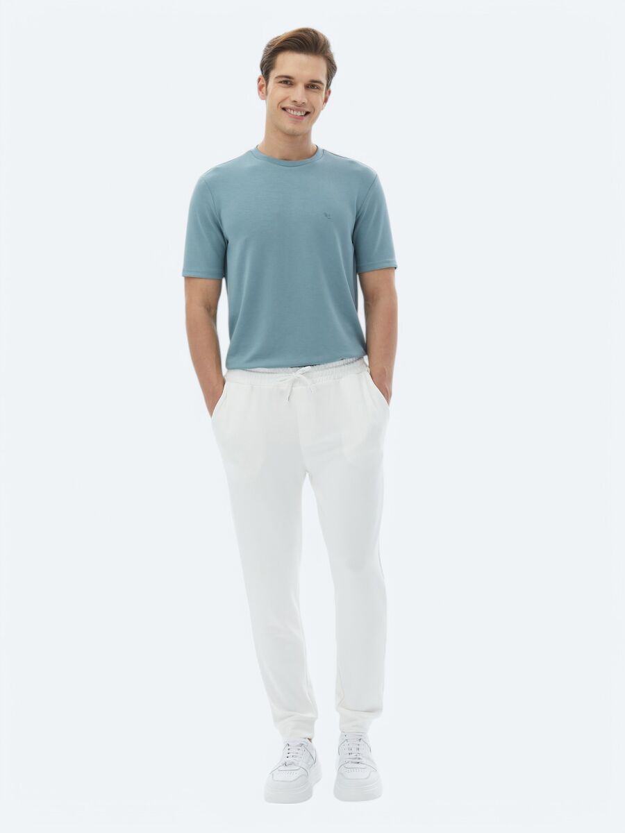 Ecru Sweat Pants - 1