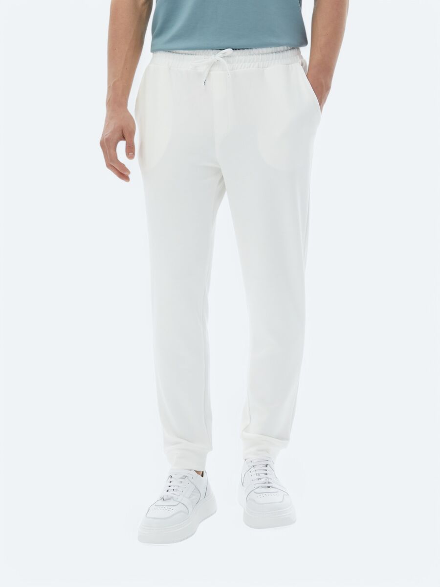 Ecru Sweat Pants - 2