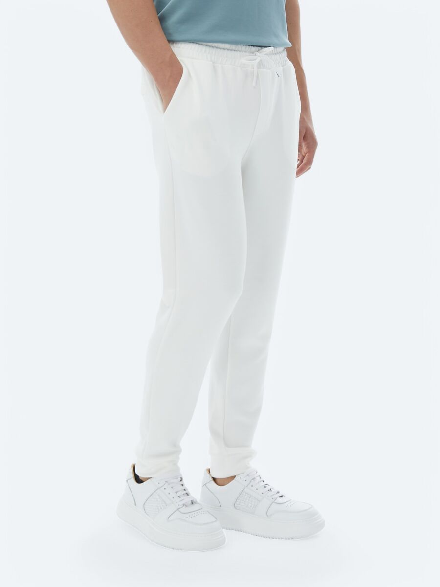 Ecru Sweat Pants - 4