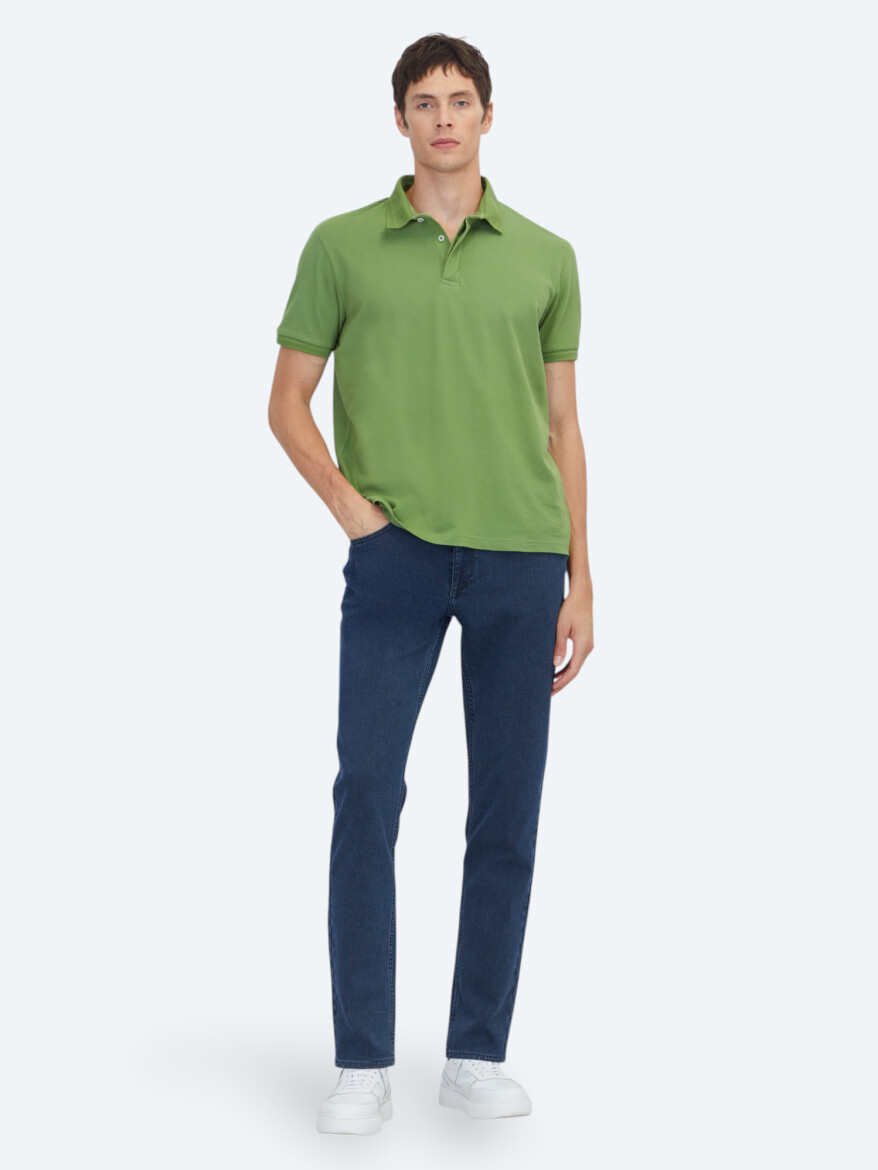 Green Plain 100% Cotton T-Shirt 