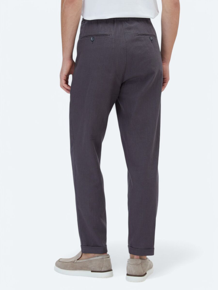 Hard Coal Weaving Jogging Fit Casual Trousers - 5