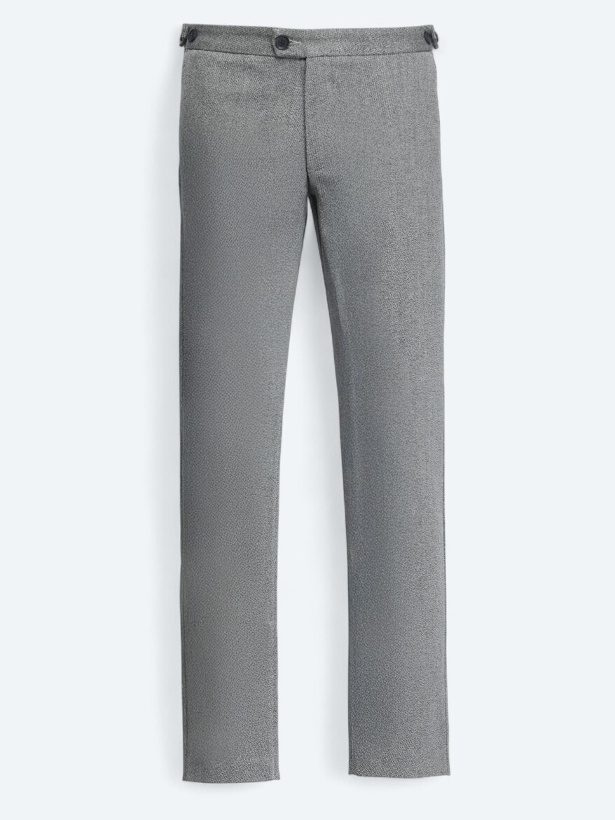 Hard Coal Weaving Regular Fit Casual Trousers - 6