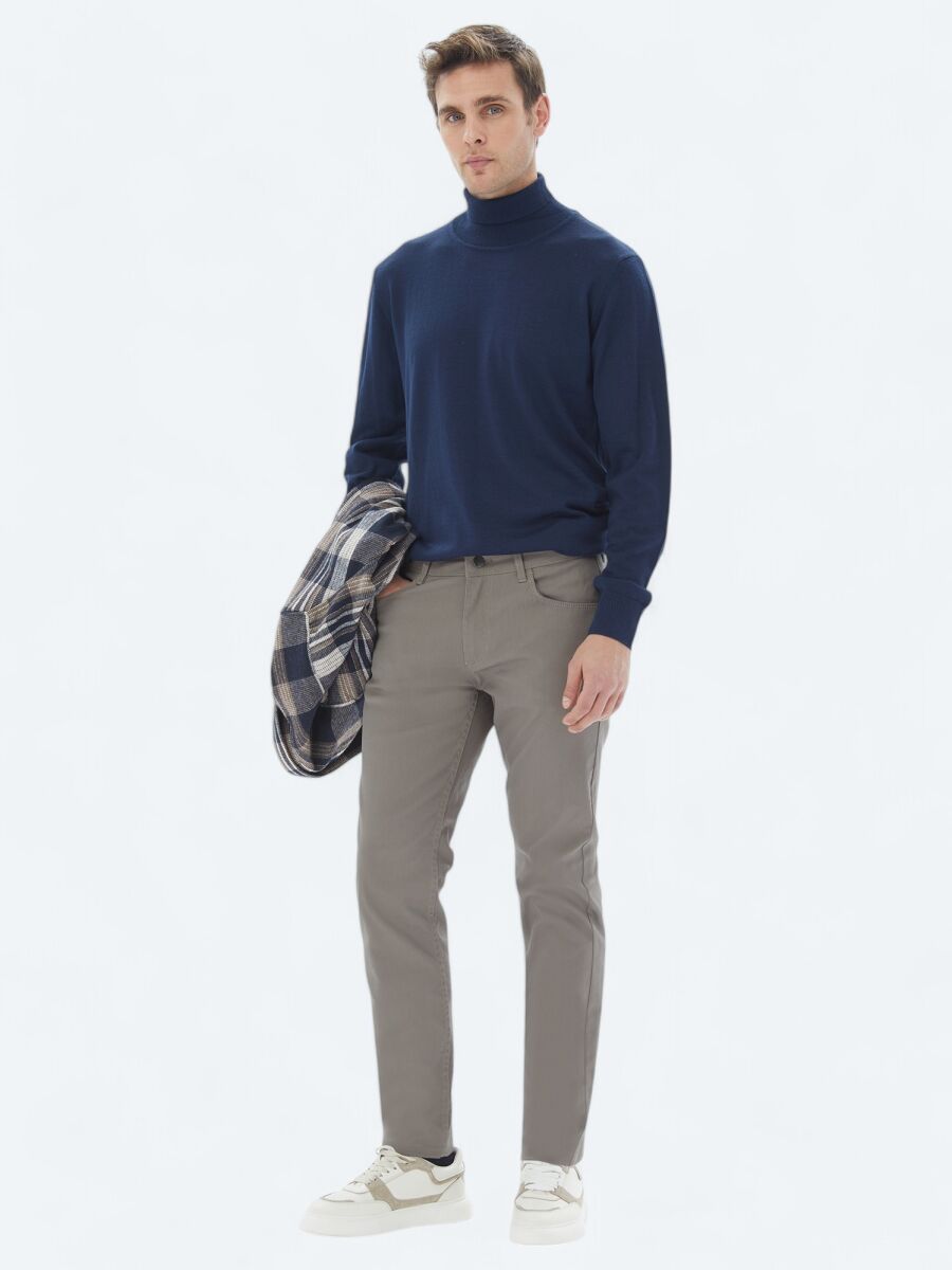 Indigo Knitwear Sweatshirt - 2