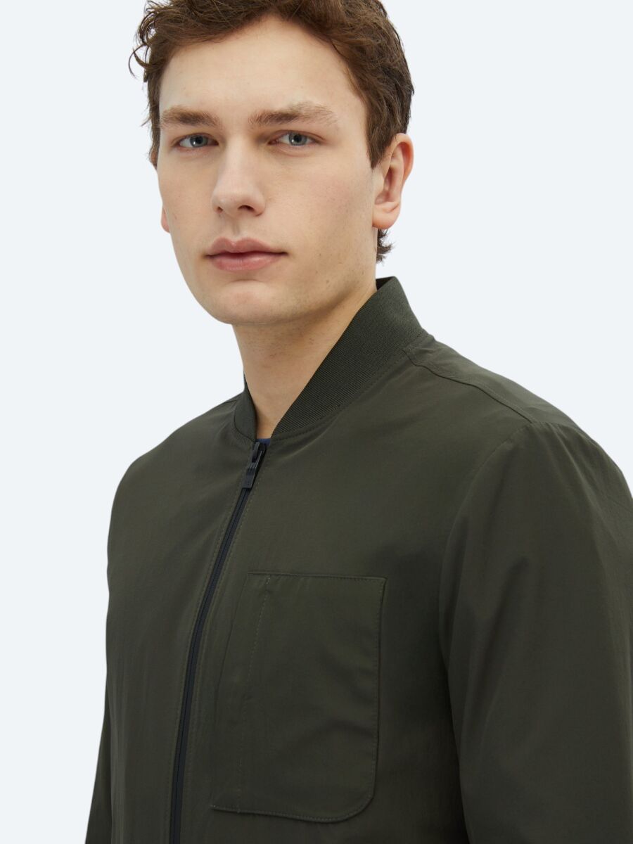 Khaki Regular Fit Lightweight Jacket - 4