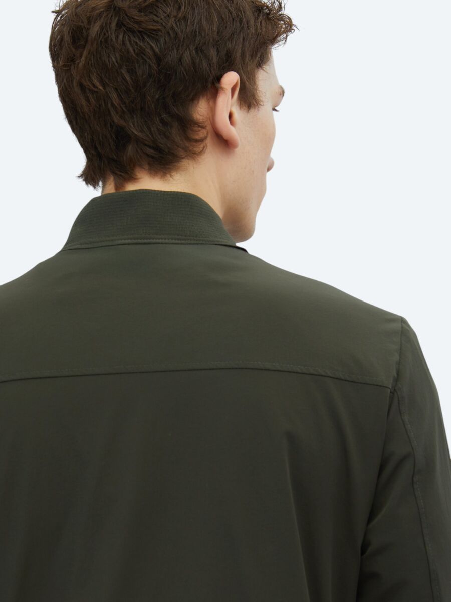 Khaki Regular Fit Lightweight Jacket - 7