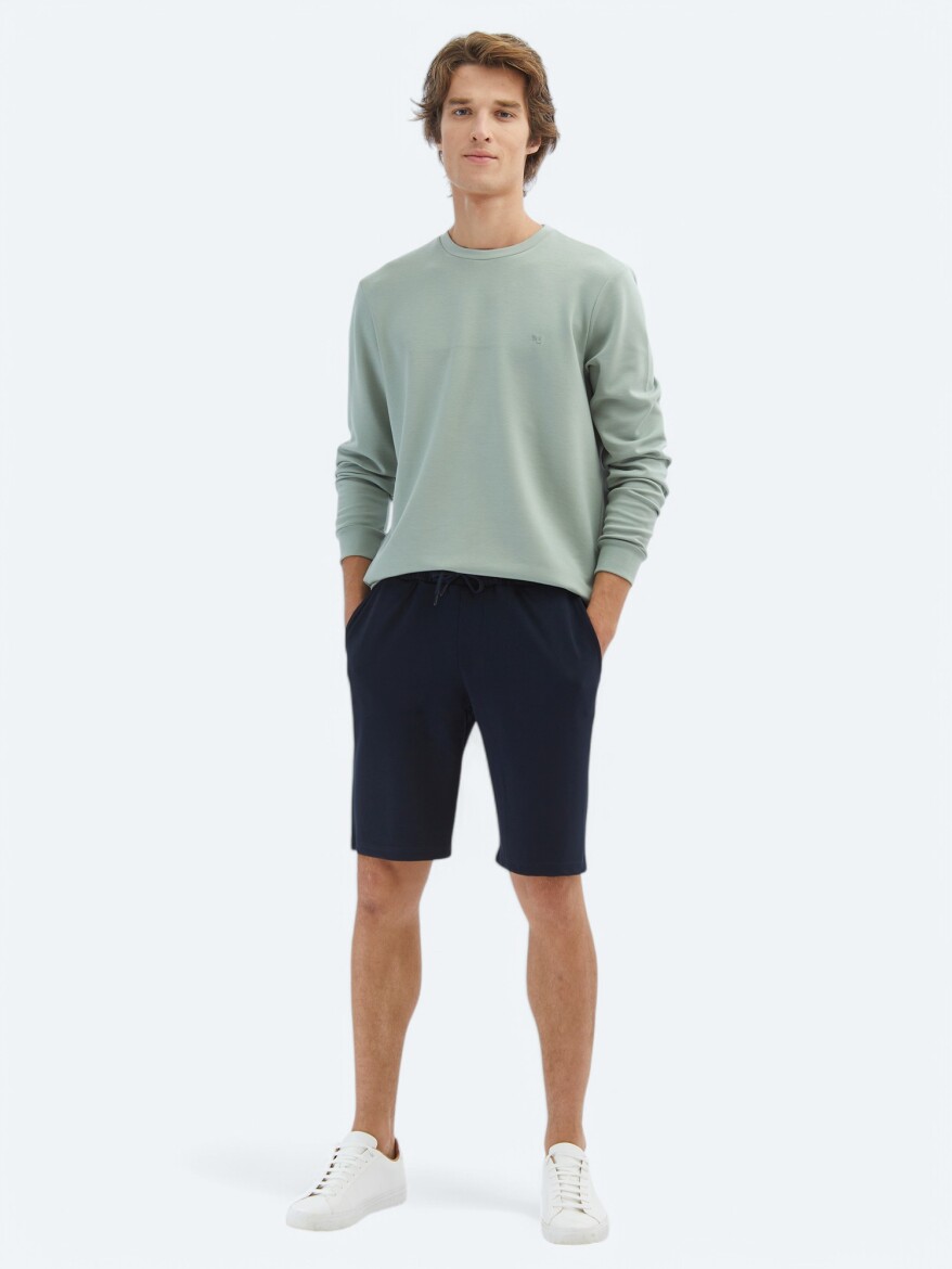 Light Green Crew Neck Sweatshirt - KİP