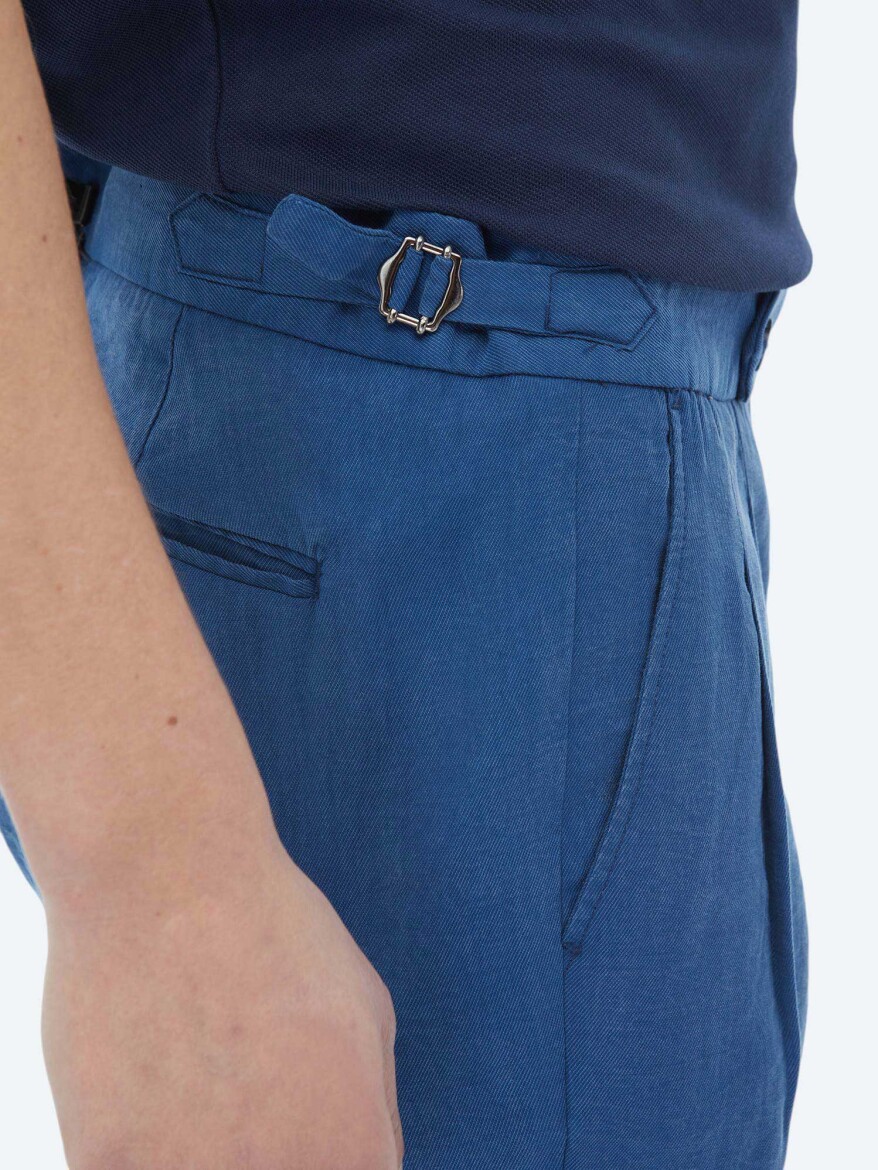 Mavi Dokuma Carrot Fit Casual Bermuda - 4