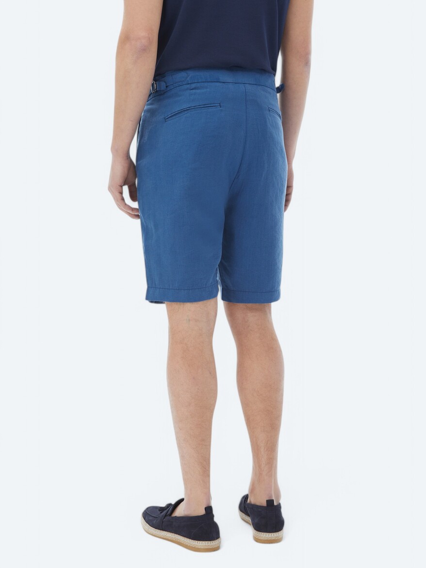 Mavi Dokuma Carrot Fit Casual Bermuda - 6