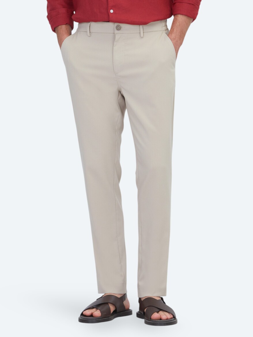 Mink Weaving Jogging Fit Casual Trousers - KİP