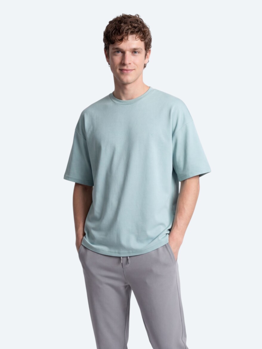 Mint Plain T-Shirt - 1