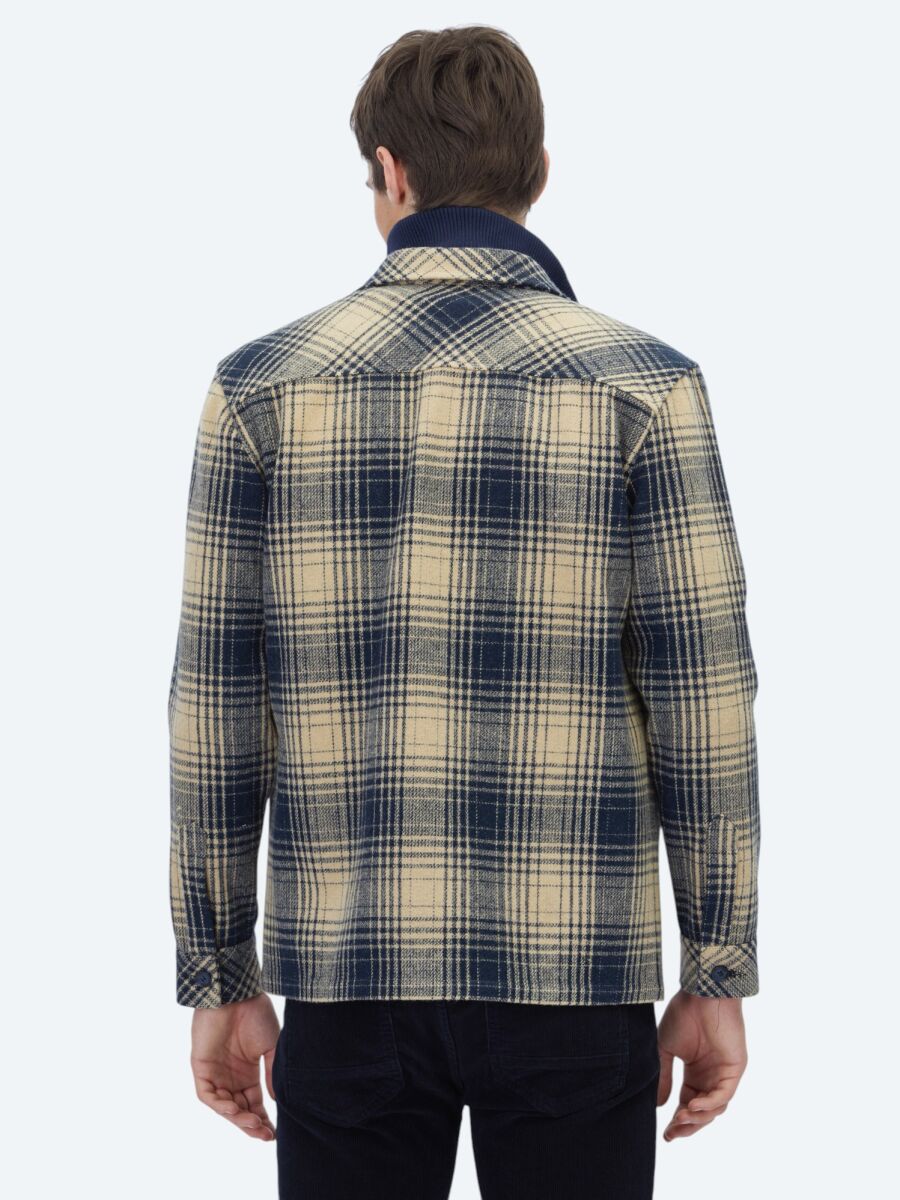 Navy Blue Overshirt - 6