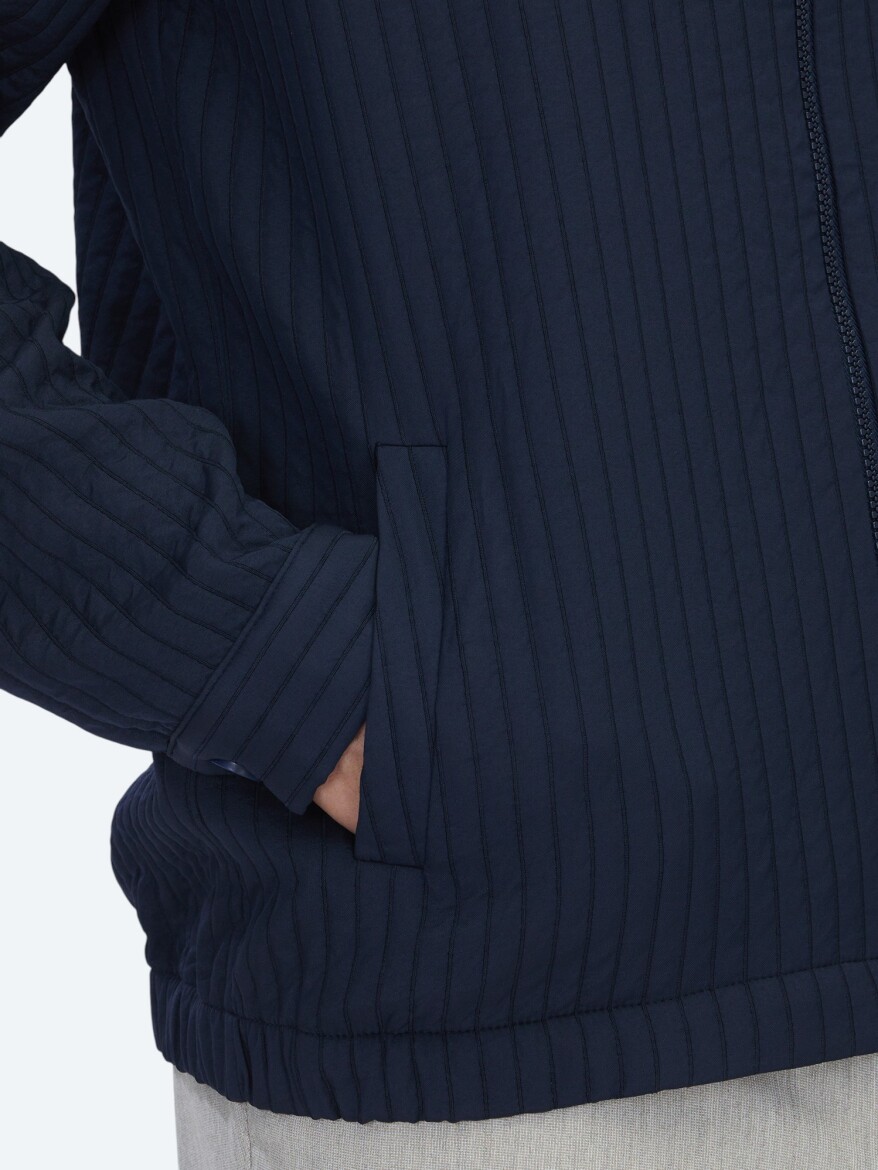 Navy Blue Overshirt - 5