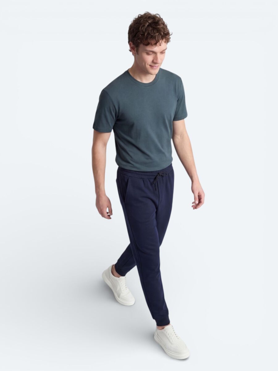 Petrol Blue Plain T-Shirt - 5