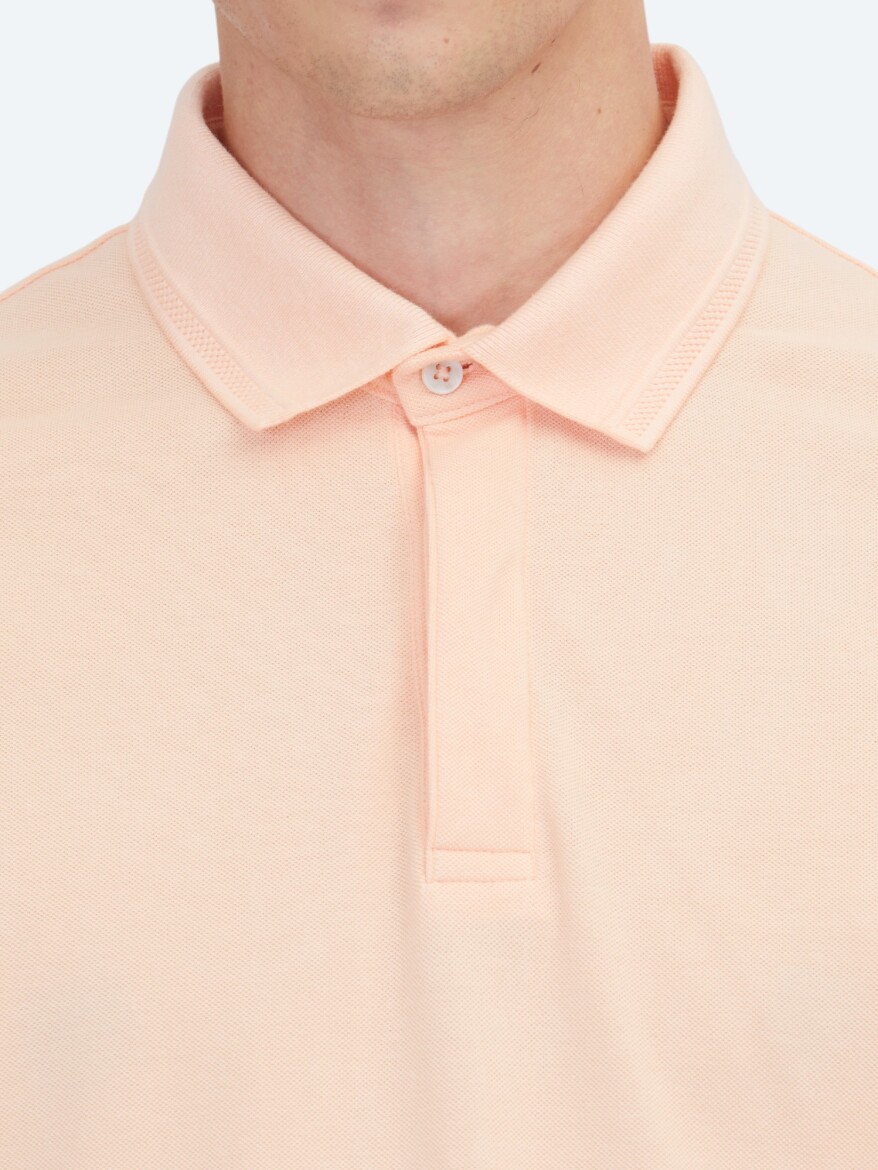 Pink Plain 100% Cotton T-Shirt - 4
