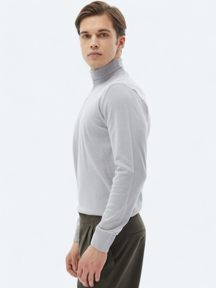 Purple Knitwear Sweatshirt - 6