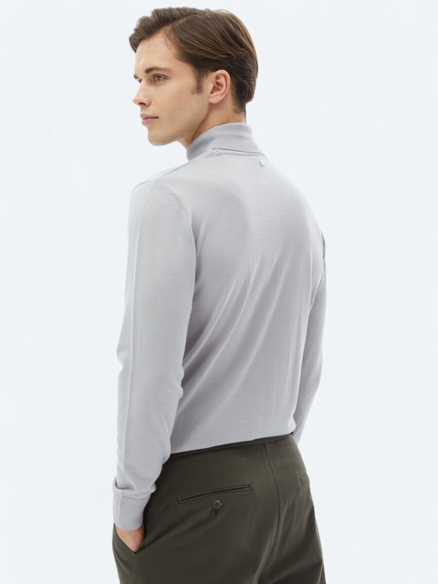 Purple Knitwear Sweatshirt - 8