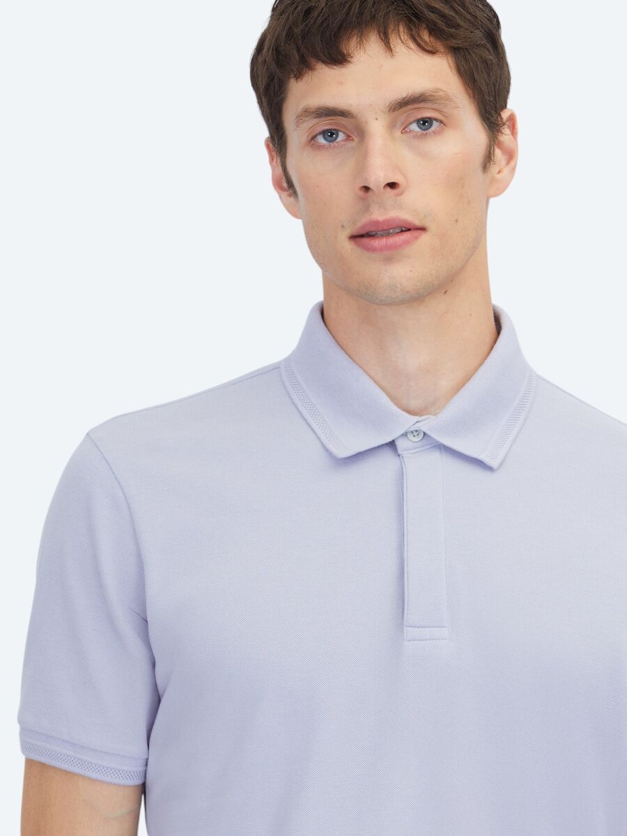 Purple Plain 100% Cotton T-Shirt - 3