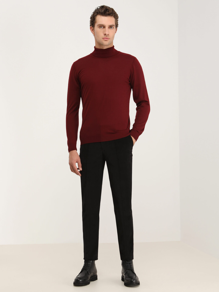 Red Knitwear Sweatshirt - 4