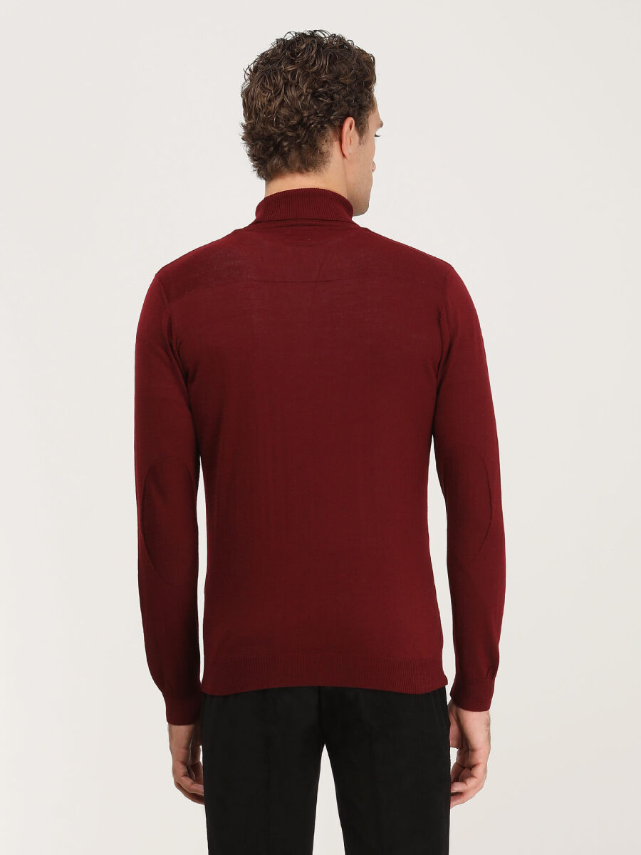 Red Knitwear Sweatshirt - 5