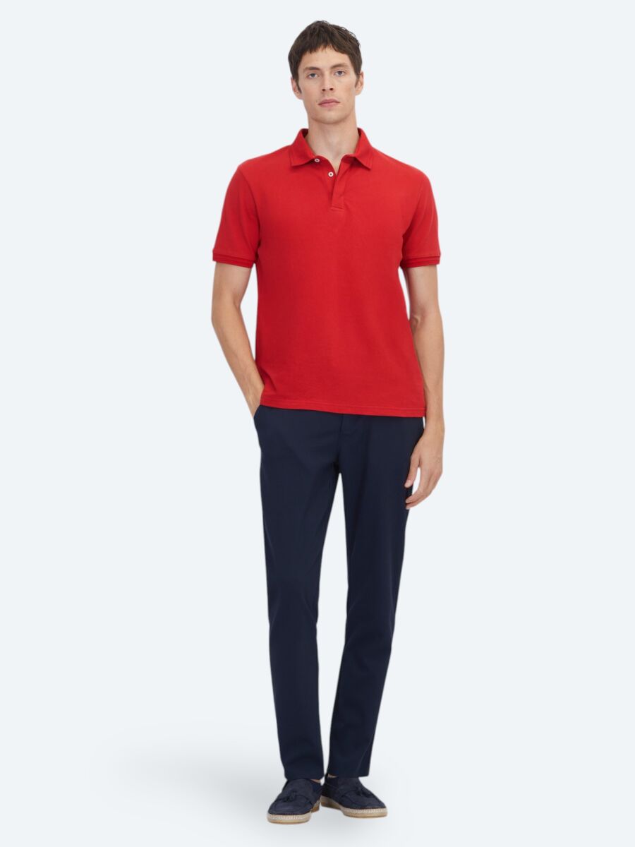 Red Plain 100% Cotton T-Shirt - 2