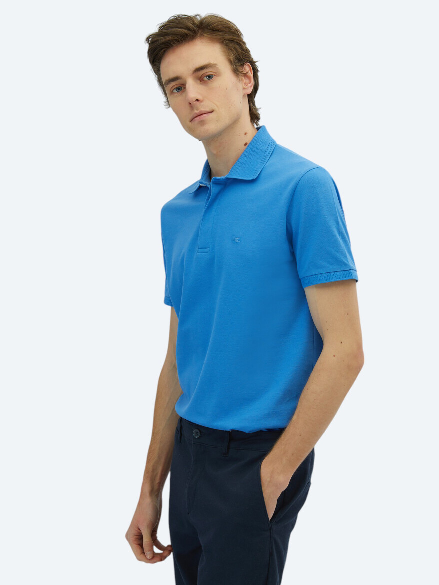 Saks Plain 100% Cotton T-Shirt - 3