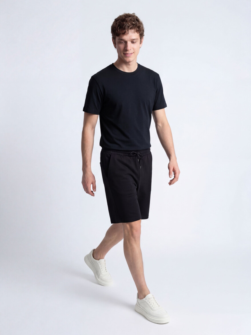 Siyah Düz T-Shirt - KİP