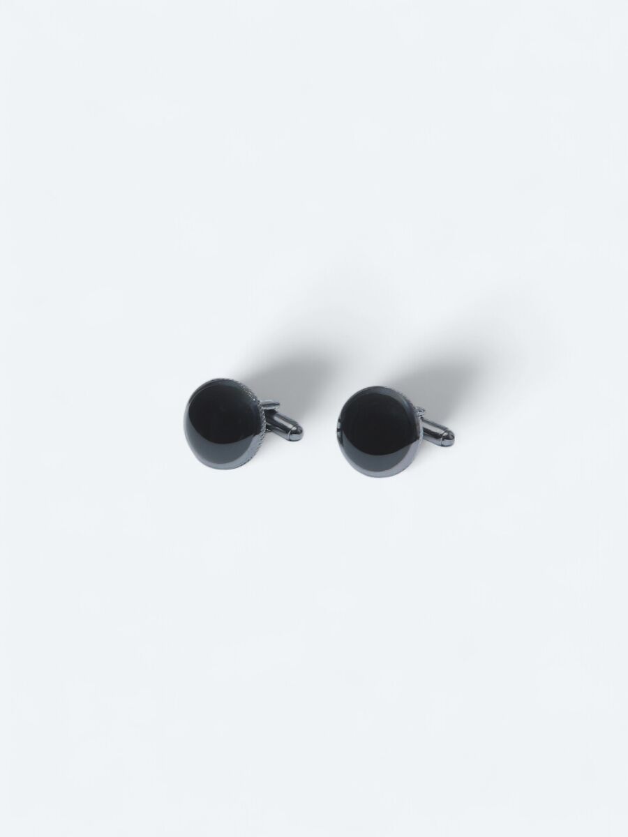 Siyah Prinç Kol Düğmesi - 1