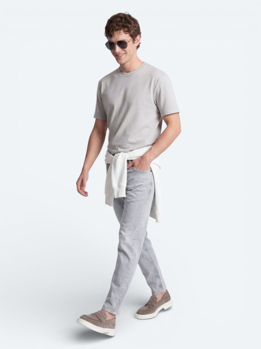 Stone Plain T-Shirt - 3