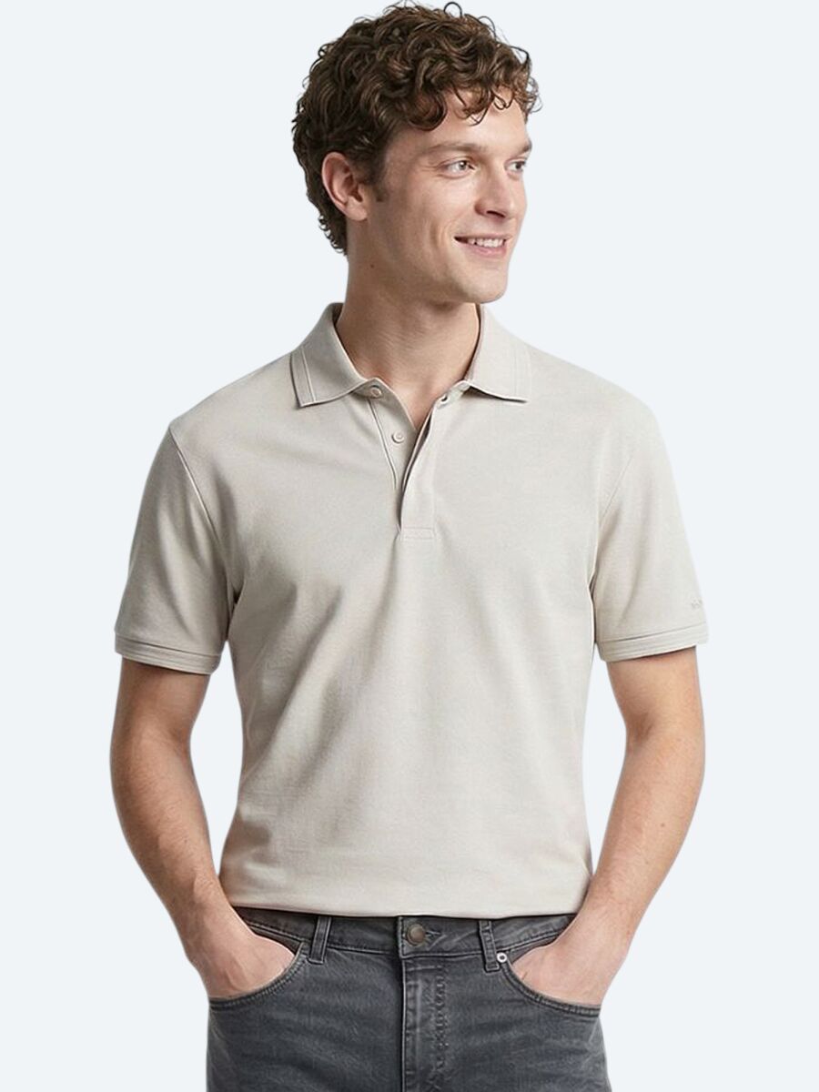 Taş Düz %100 Pamuk T-Shirt - 4