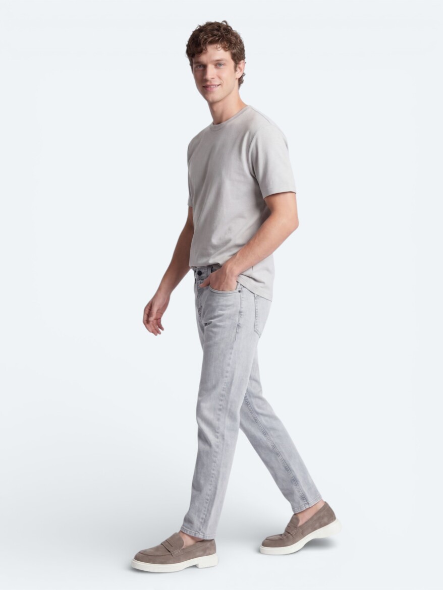 Taş Düz T-Shirt - 5