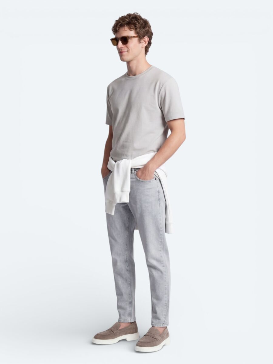 Taş Düz T-Shirt - 6