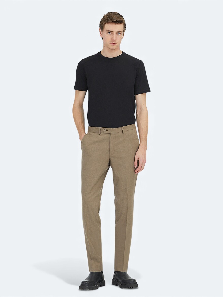 Vizon Düz Dokuma Fitted Fit Klasik Pantolon - KİP