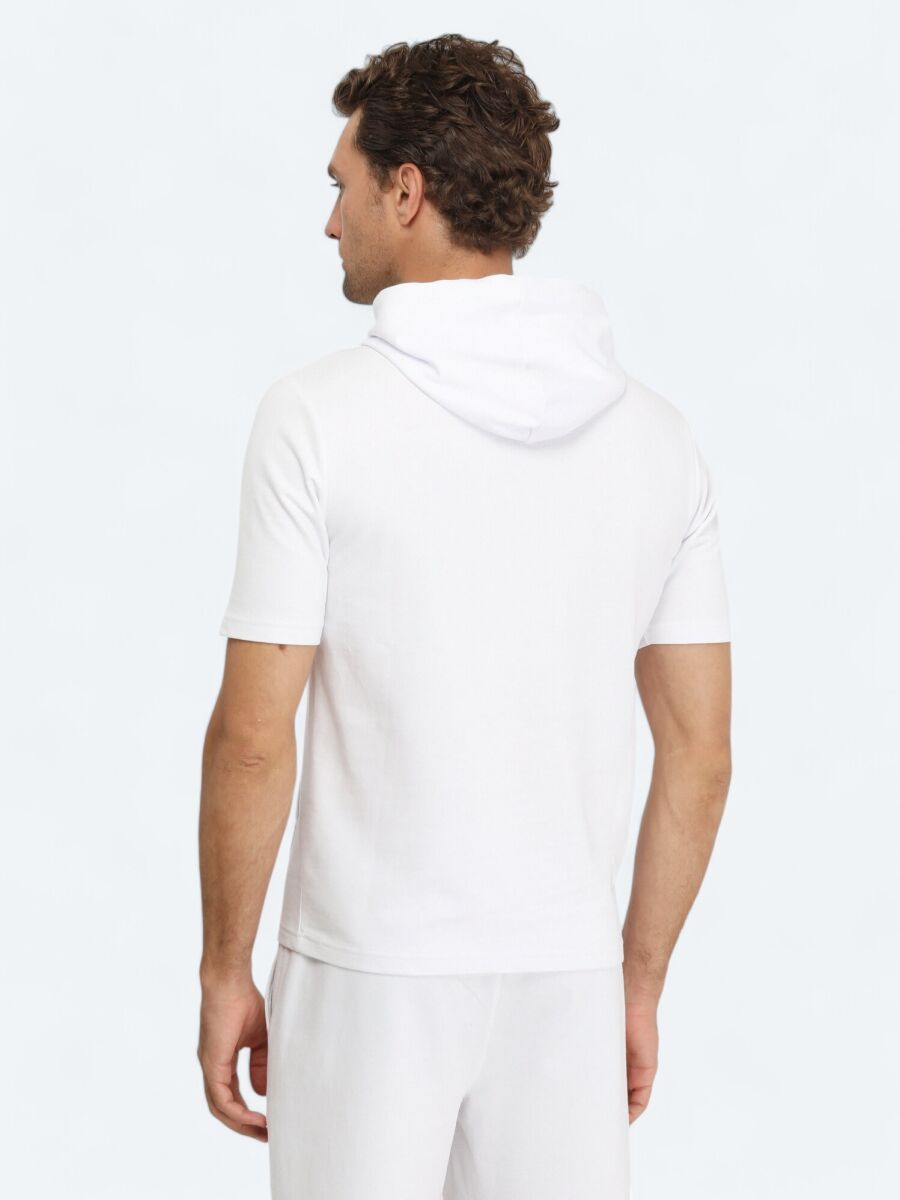 White Hooded Sweatshirt - 4