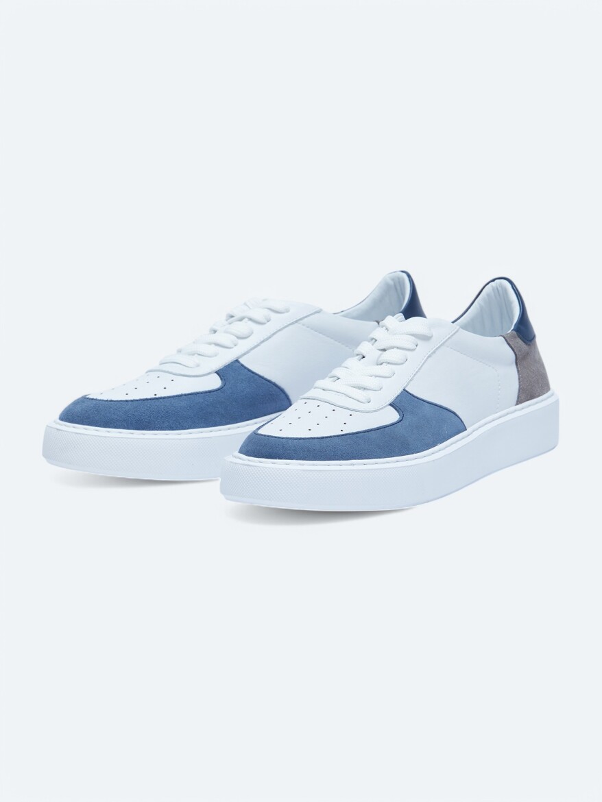 White Leather Sneaker - 2