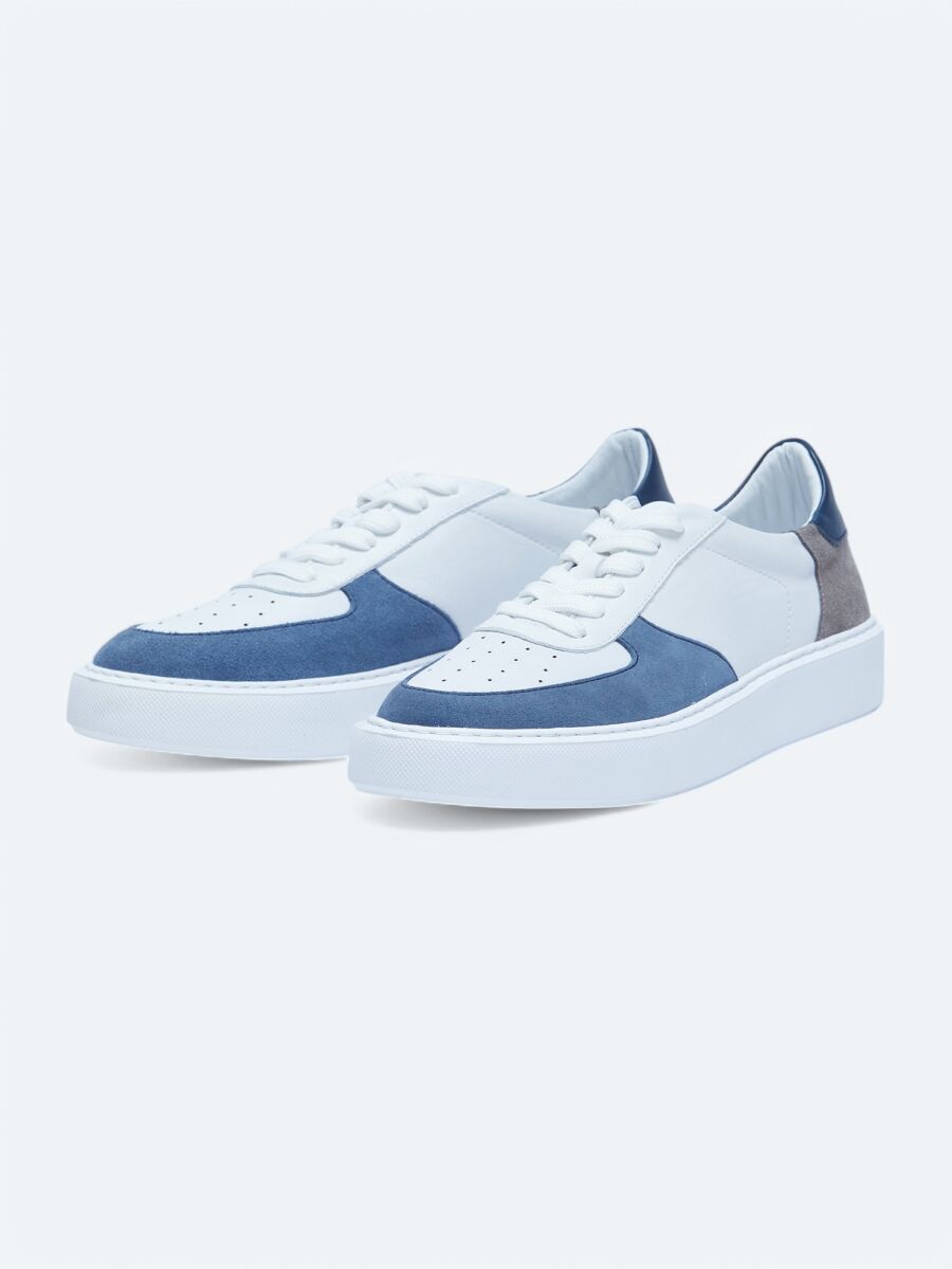 White Leather Sneaker - 2