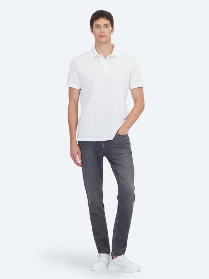 White Plain 100% Cotton T-Shirt 