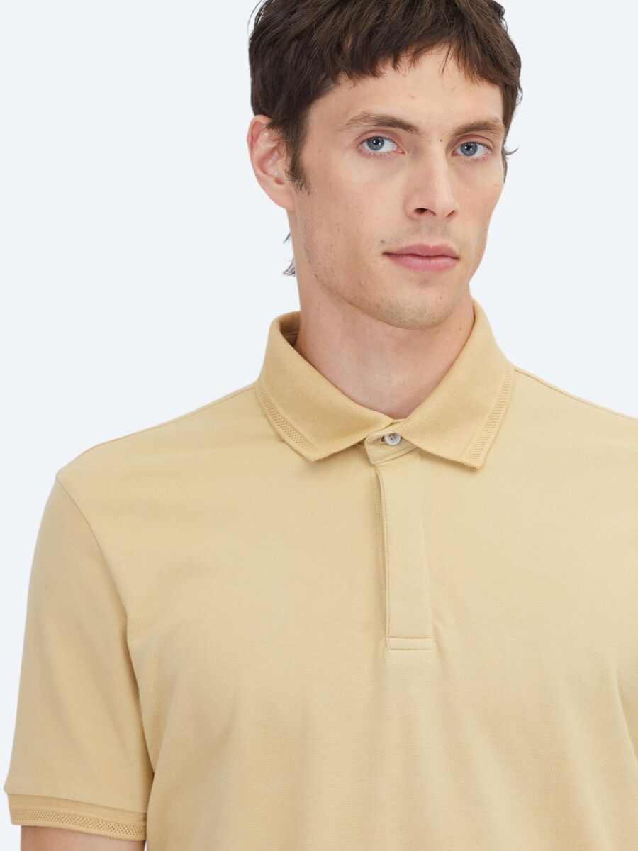 Yağ Yeşili Düz %100 Pamuk T-Shirt - 3